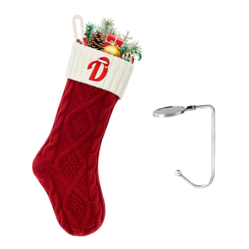 guccde Christmas Stockings with Initials, Personalized Custom… at Amazon