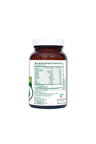 Geo-Fresh Organic Wheat Grass Tablet (90 Tablets) - 500 mg - Thumbnail 2