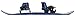 Lucky Bums Kids Beginner Plastic Snowboard, Multiple Colors