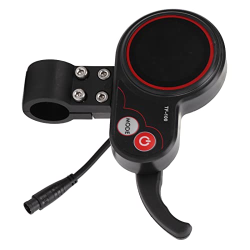 48V TF 100 Display,Eletric Scooter LCD Display TF100 6 Pin Display 6 Pin Communication Instrument for M4 Electric Scooter Controller