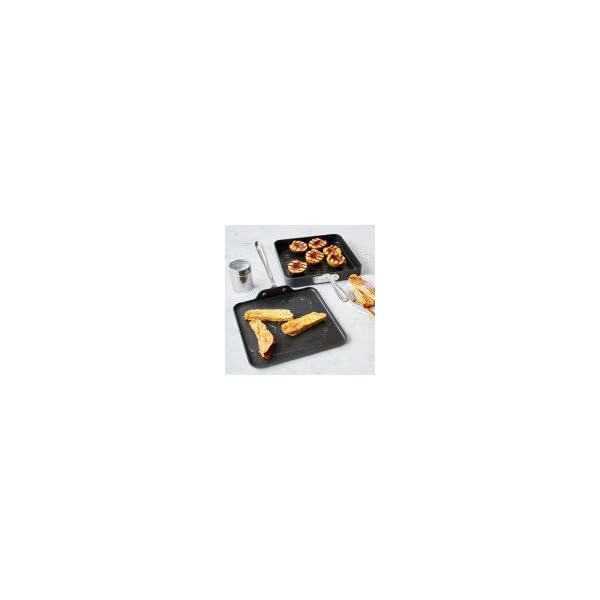 All-Clad HA1 Nonstick Grill and Griddle E795S264, Set of 2 - Image 5