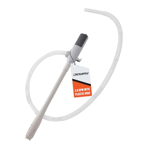 Deway Battery-Powered Stick Transfer Pump, AA Battery, 2.6 GPM, 39 In Hose