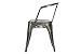 DHP Elise Metal Dining Chair, Set of Two, Antique Gunmetal