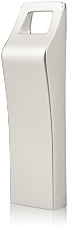 JUANW 16GB USB2.0 Metal Flash Drive Waterproof Jump Drive Sturdy Thumb Drive, Silver