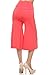 2LUV Women's High Waisted Culotte Goucho Pants