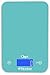 Ozeri Touch II Digital Kitchen Scale with Microban Antimicrobial Product Protection, 18 lb, Teal Blue
