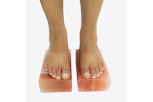 Himalayan Salt Foot Detox Bricks – 8x4x2 Set of 2, Rock Salt Detoxification Block, Pink Salt Block for feet and hands.