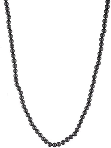 Moksha Agate Hakik Mala (30 Cm, Black)