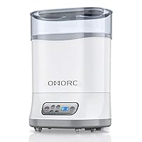 OMORC 550W Bottle Sterilizer and Dryer for Baby, 5-in-1 Multifunctional Electric Steam Sterilizer with Auto Power-Off, Digital LCD Display for Sterilizing, Drying, Warming Milk, Heating Food