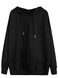 MAKEMECHIC Women's Letter Print Sweatshirt Long Sleeve Pullover Hoodie
