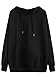 MakeMeChic Women's Long Sleeve Pullover Kangaroo Pocket Sweatshirt Hoodies