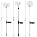 WOHOME Garden Solar Lights Outdoor,Solar Light LED Garden Decor Statues (Dandelion, Lily, Sunflower)-Multi-color Changing LED Solar Stake Lights for Garden,Patio,Backyard