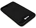 iPhone 7 Plus Case, Bastex Hybrid Slim Fit Black Rubber Silicone Cover Hard Plastic Black Brushed Metal Design Kickstand Case with Hidden Credit Card Slot for Apple iPhone 7 Plus