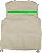 Tan Eagle Eye Explorer Cargo Vest for Kids with Reflective Safety Straps. 100% Cotton. Size: M/L-US