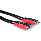 Hosa CRA-201 Dual RCA to Dual RCA Stereo Interconnect, 3.3 feet
