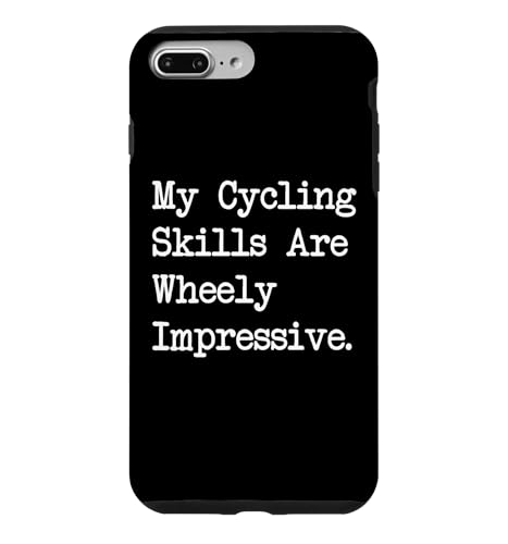 My Cycling Skills Are Wheely Impressive Funny Cycling Quotes Case for iPhone 7…