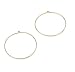 Big Gold Filled Hoop Earrings for Women 2 Inch Large Hoop Earrings Set Gifts for Her Thin Endless Hoop Earrings in Gold