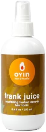 Oyin Handmade Frank Juice Herbal Leave-In Hair Tonic, 8.4 Ounce