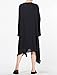 Mordenmiss Women's New Loose Thin Garb Drape Open Front Cardigan L Long Sleeve Black