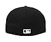 MLB Boston Red Sox Black with White 59FIFTY Fitted Cap, 7 1/4