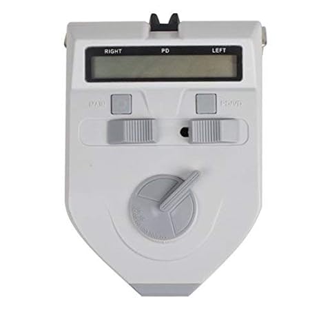 Carejoy - Pupilómetro óptico digital LED (medidor de PD ...