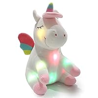 Athoinsu Stuffed Unicorn Soft Plush Toy Ideal Gifts for Girls at Christmas Birthday Valentines Day, 12