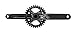 SRAM GX 1000 GXP Black X-SYNC 32T Crankset, 175mm