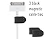 MOS Magnetic Cable Tie 3-pack, Black