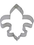 R&M Fleur De Lis 4.5" Cookie Cutter in Durable, Economical, Tinplated Steel