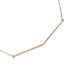 Minimal Chic Chevron Necklace (Gold-Plated-Base)