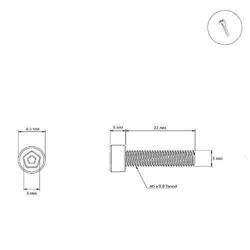 M61.0 X 22mm Penta Pin Security Bolts Pricepulse