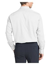 Camisas de vestir de hombre Van Heusen Regular Fit Lux Sateen Solid Spread Collar