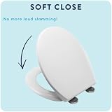 Croydex Constance Flexi-Fix White Soft Close Toilet Seat view 2