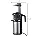 Slow Masticating Juicer Geek Chef Extractor Compact Cold Press Juicer Machine with Portable Handle/Quiet Motor/Reverse Function/Juice Jug and Clean Brush for High Nutrient Fruit & Vegetable Juice