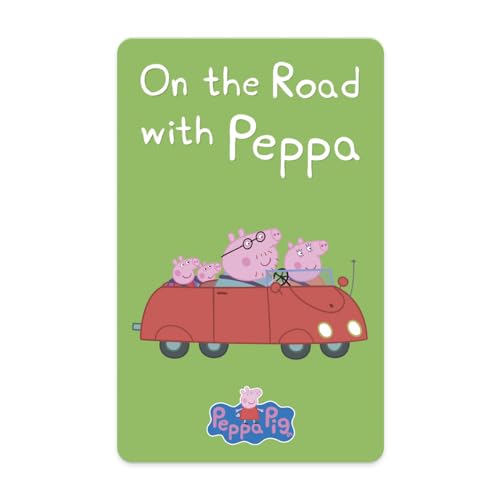 YOTO Peppa Pig: On The Road with Peppa – Kids Audio Card for Use with Player & Mini All-in-1 Audio Device, Educational Screen-Free Listening with Fun Playtime Bedtime & Travel Stories, Ages 3+