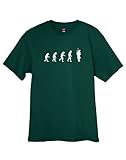 ShirtLoco Men's Evolution Of Man To Bagpipes Player T-Shirt
