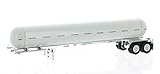 Miniature Plastic Propane Tanker Trailer Chrome Frame Tonkin 1/87 HO Scale 94979