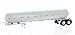 Miniature Plastic Propane Tanker Trailer Chrome Frame Tonkin 1/87 HO Scale 94979