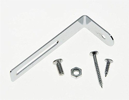 KAISH Chrome LP Pickguard Bracket Scratch Plate Bracket w/ Screws for Les Paul