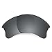 Revant Replacement Lenses Compatible With Oakley Flak Jacket XLJ, Non-Polarized, Black Chrome MirrorShield