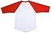 Hat and Beyond Kids Raglan 3/4 Sleeves Baseball T Shirts Baby (XXS (2-3 Yrs 3T), 5ks01_White/Red)