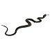 Walmeck Simulation Black Rubber Snake Fake Snake Garden Props Tricky Funny Toy