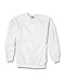 Hanes Mens Ultimate Cotton Heavyweight Crewneck Sweatshirt, White, X-Large