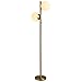 Rivet Retro Two-Orb Tree Lamp With Bulbs, 65