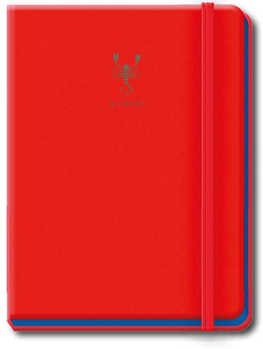 Robert Frederick - A5 Zodiac Journal - Scorpio - Bright Red Cover