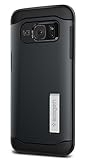 Spigen Slim Armor Galaxy S7 Edge Case with Kickstand and Air Cushion Technology and Hybrid Drop Protection for Samsung Galaxy S7 Edge 2016 - Metal Slate