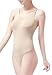 DANSHOW Women and Girls Nude Seamless Camisole Undergarment Leotard with Transition Straps