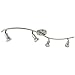 DND 4-Light Adjustable LED Track Lighting Kit - Curved - GU10 LED Bulbs Included. CE20014-LED-SN (Satin Nickel LED)