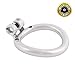 TERNENCE Stainless Chastity Device Ergonomic Design Base Ring Male Briefs Spares H250 (1.97 inch / 50mm)