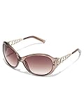 GUESS Factory Women's Plastic Metal Round Sunglasses
